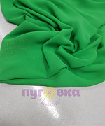 Креп-шифон цвет зеленый