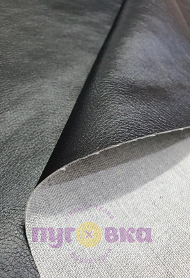 Кож.зам мебельный цвет черный 24/а9