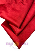 Велюр гладкий цвет красный
