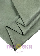 Замша на трикотаже цвет полынь