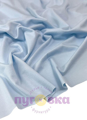 Трикотаж-вискоза Калифорния цвет небесно-голубой