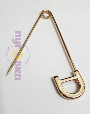 Булавка декоративная МВ 126 цвет золото, серебро