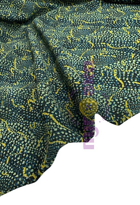 Креп-шифон Росси цвет изумруд