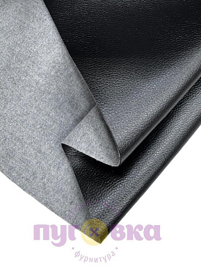 Кож.зам мебельный цвет черный 24/а9
