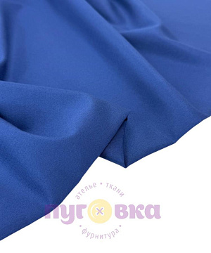 Вискоза-сатин стрейч цвет синий