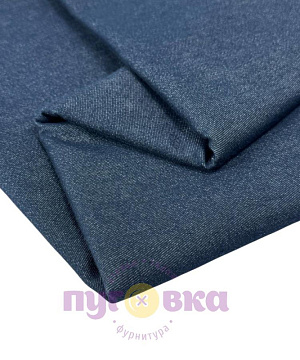 Джинс стрейч цвет темно синий меланж