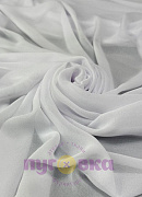 Креп-шифон "Сахар" цвет белый