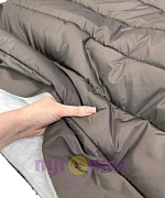 Курточная стежка Полоска цвет шоколад /200 гр