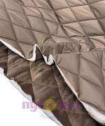 Курточная стежка синтепон 200 гр+велюр цвет капучино