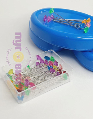 Иглы для закалывания Кристалл большие/50 шт