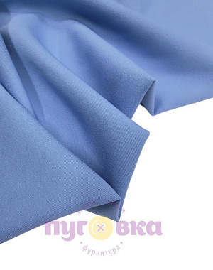 Двойной стрейч цвет голубой небесный
