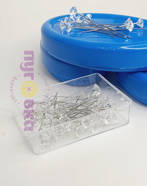 Иглы для закалывания Кристалл большие/50 шт