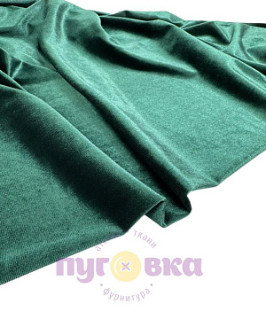 Велюр гладкий цвет изумруд