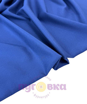 Вискоза-сатин стрейч цвет синий