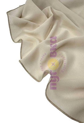 Креп-шифон "Сахар" цвет бежевый