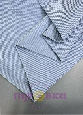 Микровельвет цвет голубой