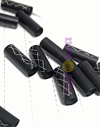 Наконечники для шнура Штрихи ч/б