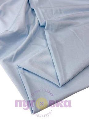 Трикотаж-вискоза Калифорния цвет небесно-голубой