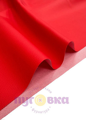 Кожа мебельная красная 