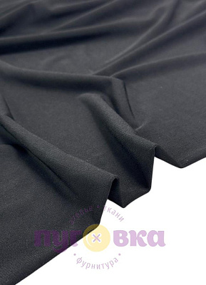 Трикотаж Масло цвет черный