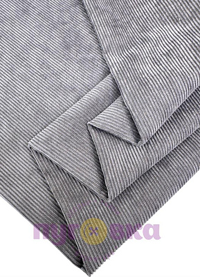 Вельвет 2мм цвет серый графит