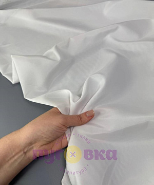 Плательный креп цвет белый