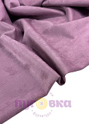 Замша на трикотаже цвет пепельная сирень 15