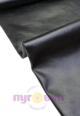Кож.зам мебельный цвет черный 24/а9