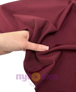 Двойной стрейч цвет бордо