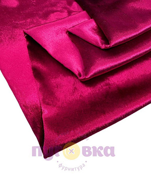 Бархат "Жидкий металл" цвет фуксия