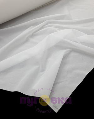 Дублерин термоклеевой тонкий (шифон) цвет белый/ Франция