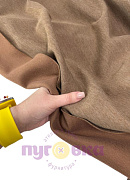 Двухсторонний трикотаж цвет ореховый