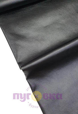 Кож.зам мебельный цвет черный 24/а9