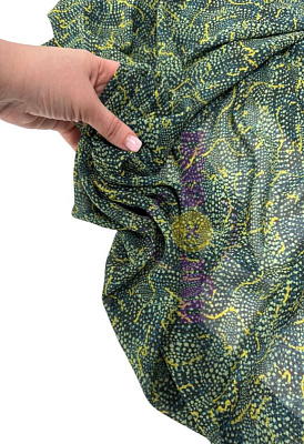 Креп-шифон Росси цвет изумруд