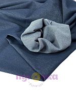 Джинс стрейч цвет темно синий меланж