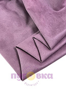 Замша на трикотаже цвет пепельная сирень 15