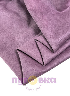 Замша на трикотаже цвет пепельная сирень 15
